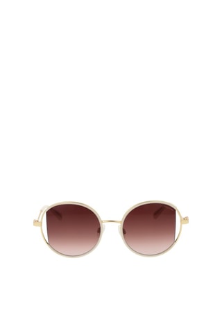 Gafas de sol mujer - Categoría 3 - Comma - Blanco y dorado