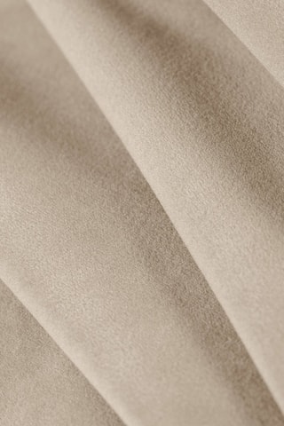 Canapé d'angle droit Aldrin - Beige - 3 places - En tissu velours