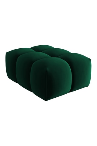 Pouf Lorella - Vert bouteille