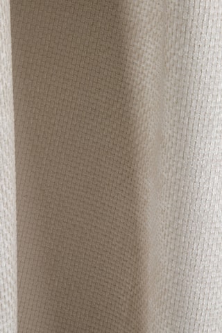 Canapé d'angle droit panoramique Maurice - Beige - 5 places - En tissu chenille