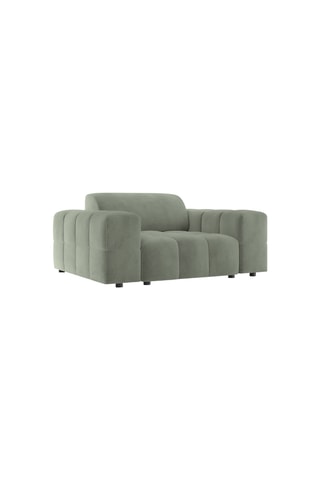 Fauteuil Luc - Vert olive - En tissu structuré