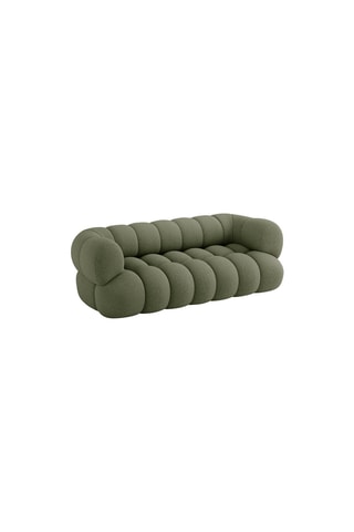 Canapé Maurice - Kaki - 3 places - En tissu chenille