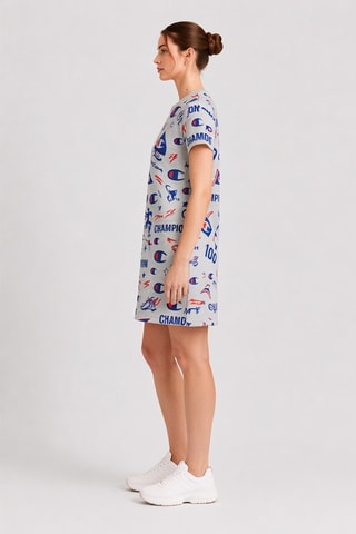 Vestido camiseta - Gris claro