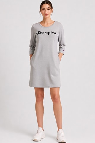 Vestido camiseta - Gris claro