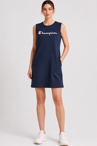 Vestido recto - Azul marino