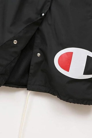 Parka con capucha - Negro