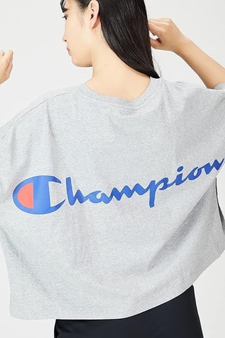 Camiseta loose - Gris jaspeado