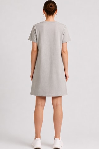 Vestido camiseta - Gris jaspeado