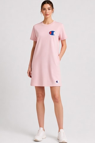 Vestido camiseta - Rosa claro