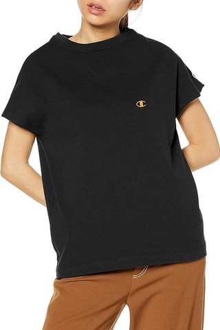 Camiseta loose - Negro
