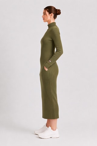 Vestido jersey - Caqui
