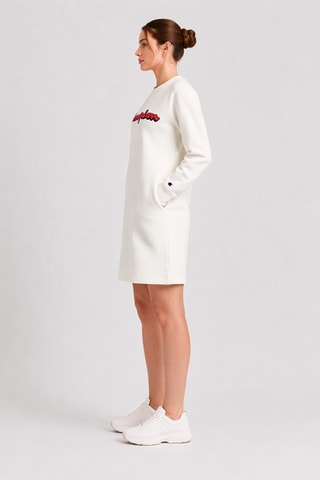 Vestido sudadera - Blanco