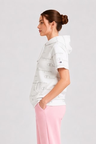 Camiseta con capucha - Blanco