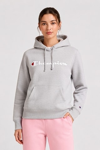 Sudadera con capucha - Gris claro jaspeado