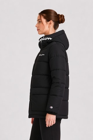Anorak con capucha - Negro