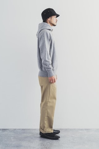 Sudadera con capucha - Gris claro jaspeado