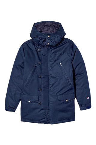 Parka con capucha - Azul marino