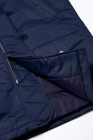 Parka con capucha - Azul marino