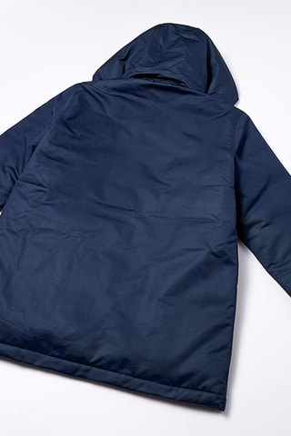 Parka con capucha - Azul marino