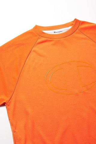 Camiseta loose - Naranja
