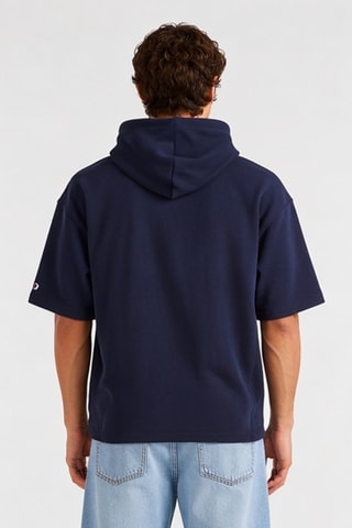 Camiseta con capucha - Azul marino
