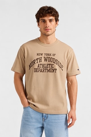 Camiseta relaxed - Beige