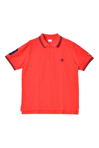 Polo relaxed fit - Rojo