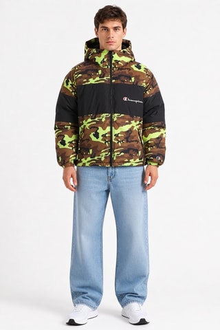 Anorak con capucha - Negro