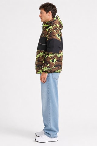 Anorak con capucha - Negro