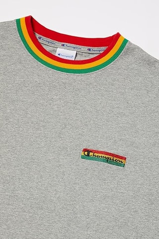 Camiseta regular fit - Gris claro jaspeado