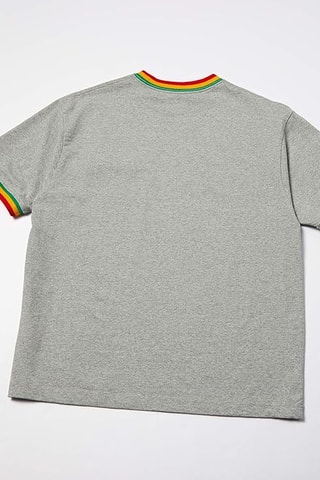 Camiseta regular fit - Gris claro jaspeado
