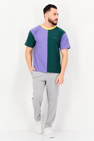 Camiseta - Violeta y verde esmeralda