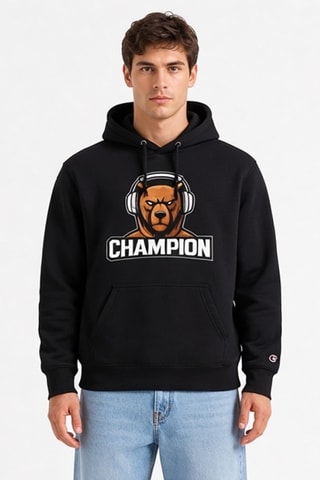 Sudadera con capucha - Negro