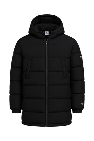 Anorak con capucha - Negro