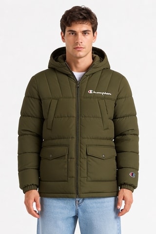 Anorak con capucha - Caqui