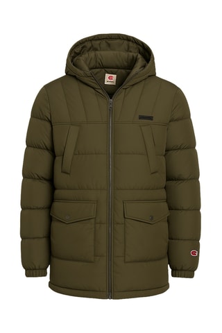 Anorak con capucha - Caqui