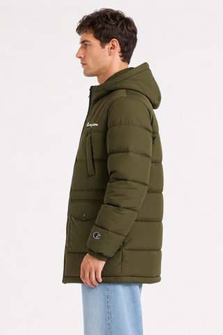 Anorak con capucha - Caqui