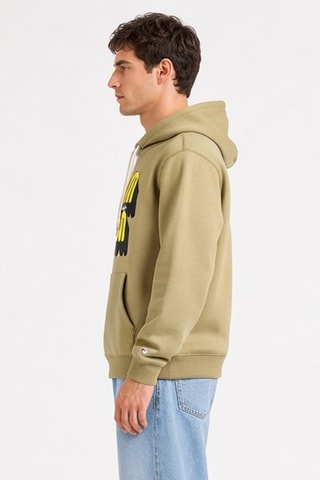 Sudadera con capucha - Caqui