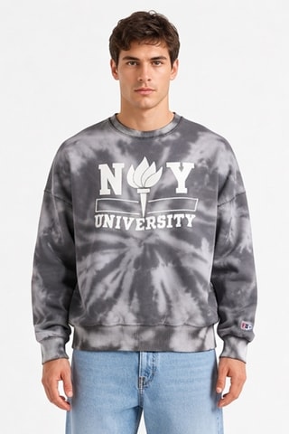 Sudadera tie-dye - Negro