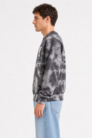 Sudadera tie-dye - Negro
