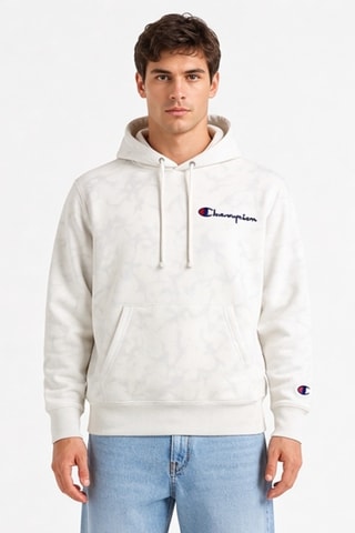 Sudadera con capucha tie-dye - Blanco