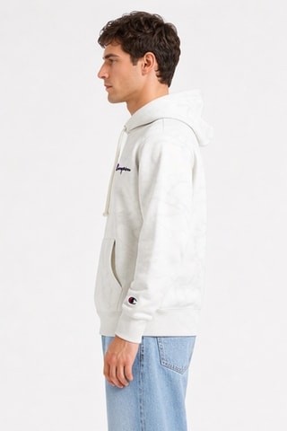 Sudadera con capucha tie-dye - Blanco
