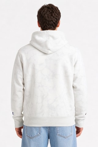 Sudadera con capucha tie-dye - Blanco