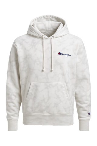 Sudadera con capucha tie-dye - Blanco