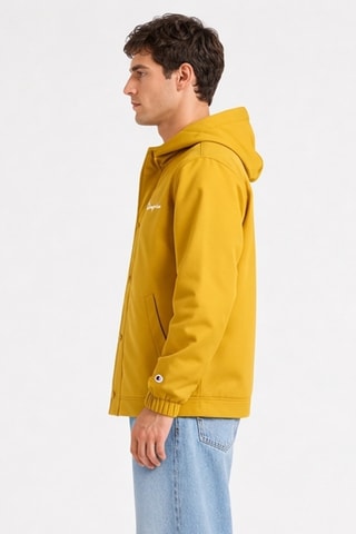 Chaqueta con capucha - Amarillo