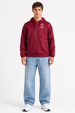 Chaqueta con capucha - Burdeos