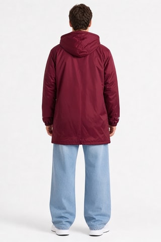 Chaqueta con capucha - Burdeos