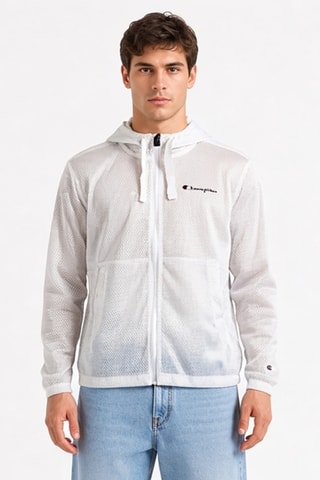 Chaqueta con capucha - Blanco