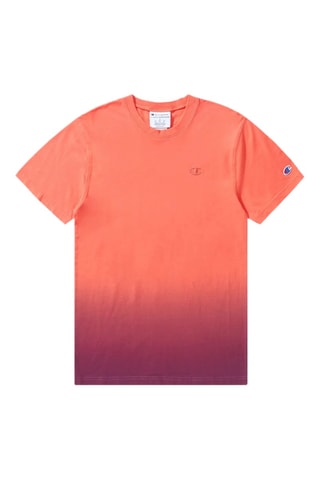 Camiseta dip-dye - Naranja y violeta