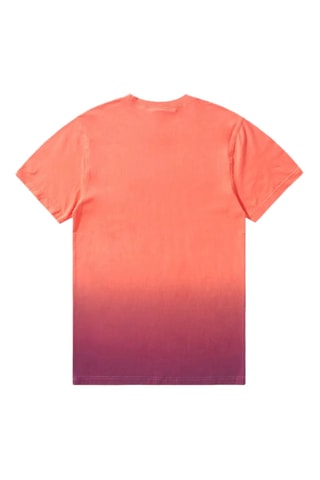 Camiseta dip-dye - Naranja y violeta